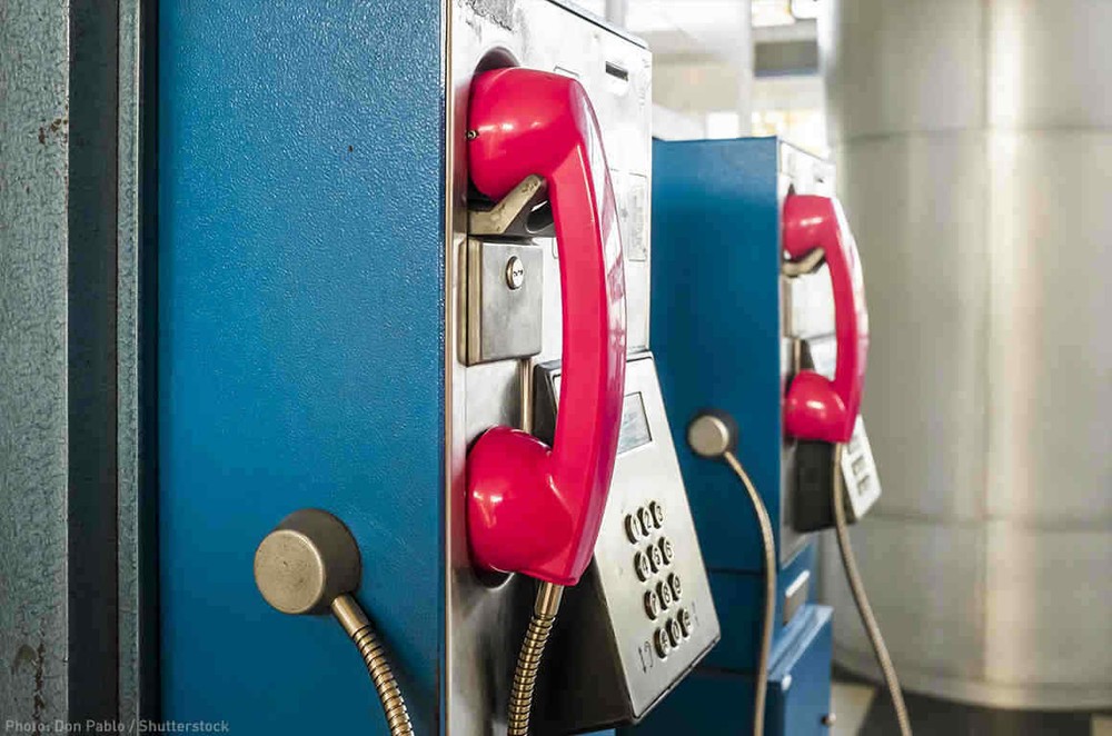 Correctional Facility Prepaid Payphone phone calling card