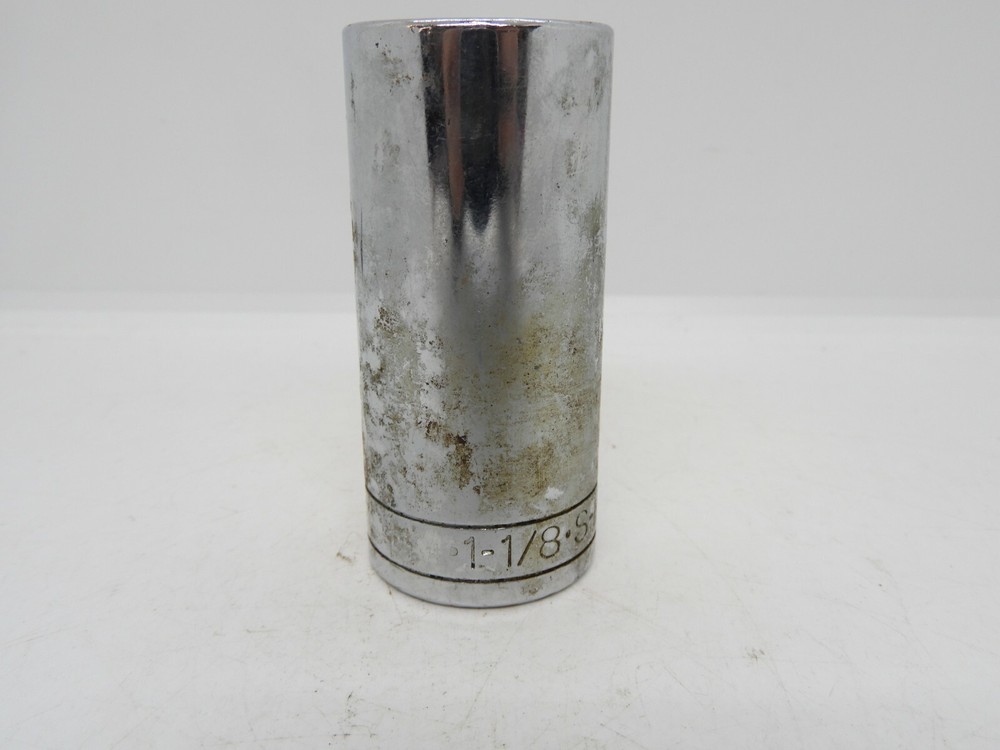 VINTAGE SK 40836 1 1/8" 12 PT DEEP SOCKET