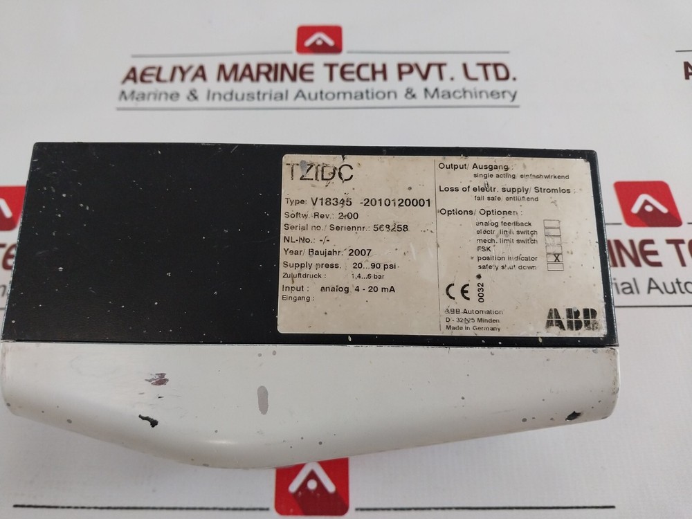 Abb v18345-2010120001 position indicator