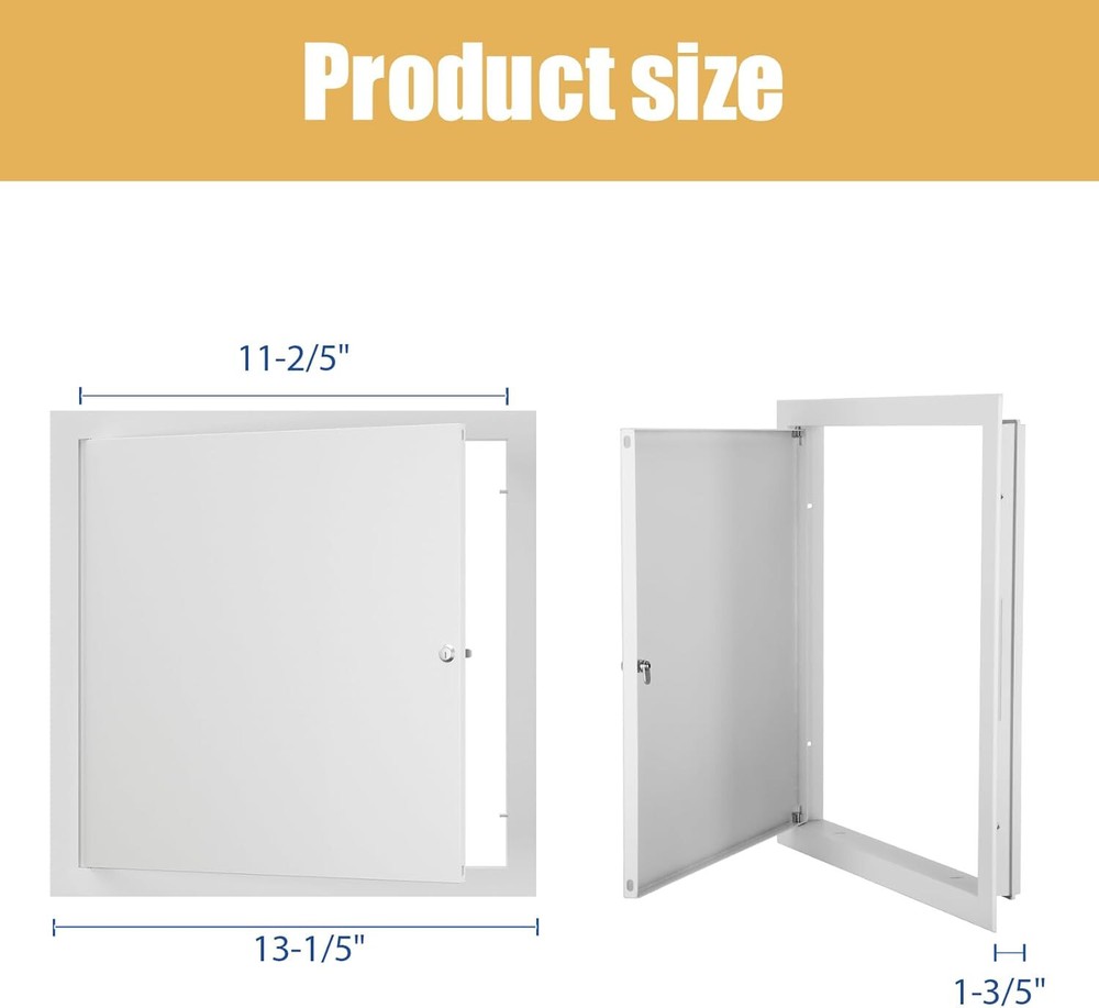 Thicken 1mm Metal 12 x 12 Access Panel for Drywall Attic Ceiling Access Panel