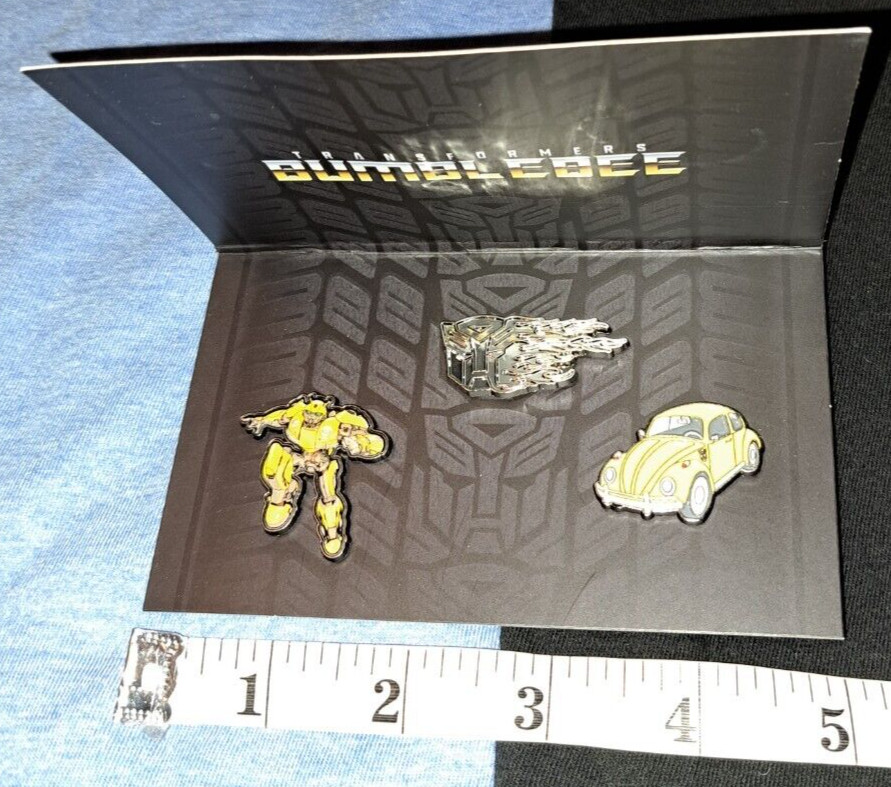 Transformers Enamel Pins Badges & 2 T Shirts
