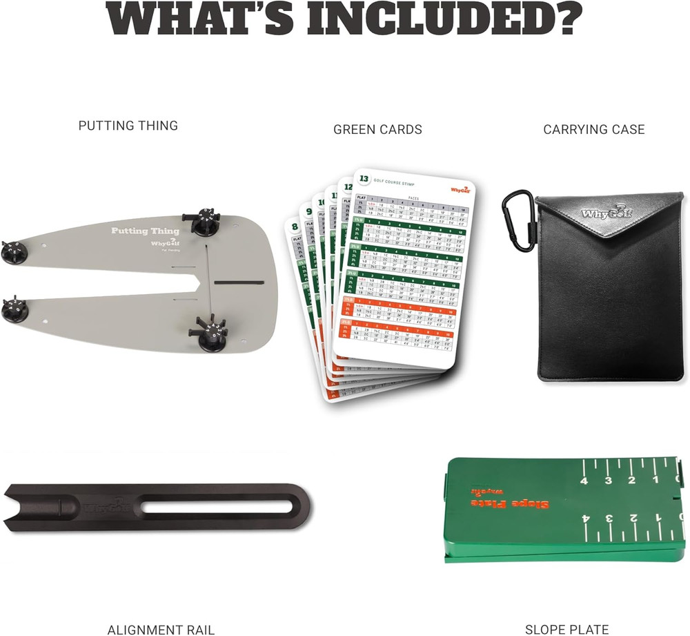 WHYGOLF Putting System & Putting Thing – Golf Training Aid for Stroke, Accuracy