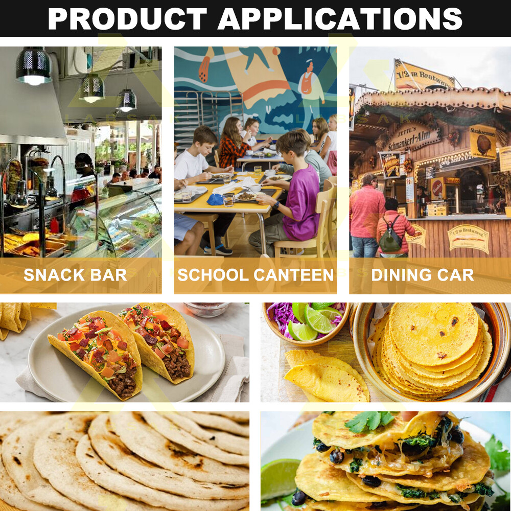 Commercial Mexican Corn Tortilla Making Machine Automatic Tacos Maker Chapatti