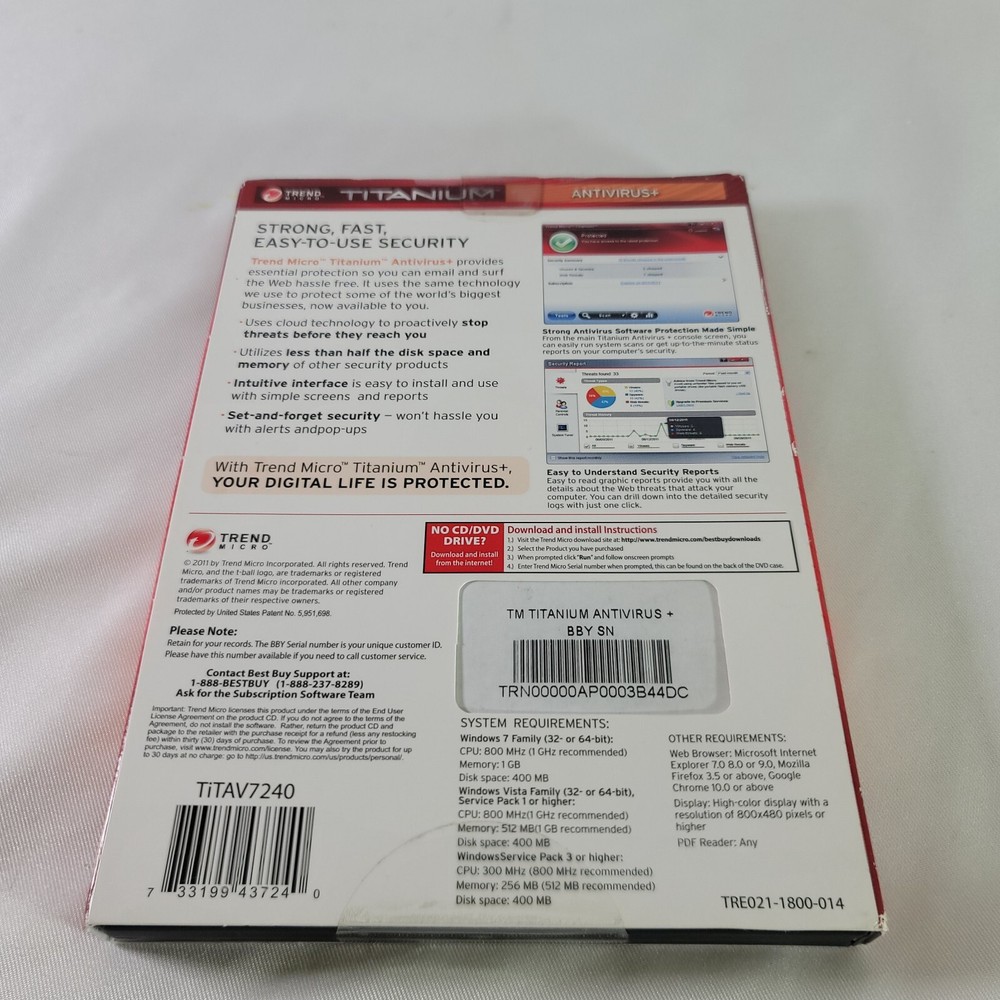 Trend Micro Titanium Antivirus+ 2011