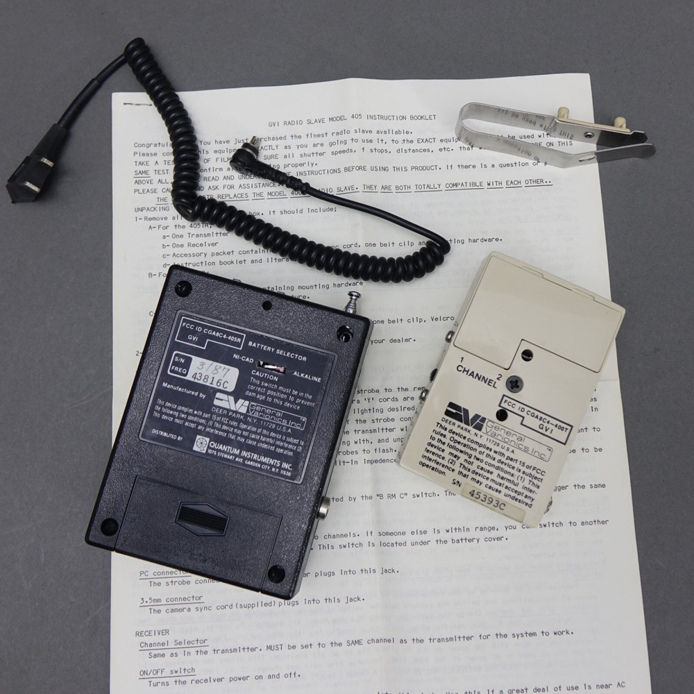 Quantum Radio Slave II Remote Control for Camera or Flash 405TR