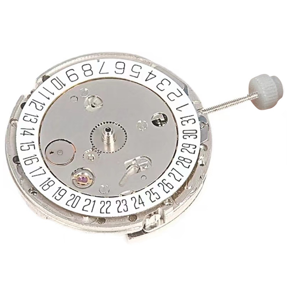 1Pcs 26MM Date at 3 Automatic DG4813 Mechanical Movement Silver Plated 3 Hands