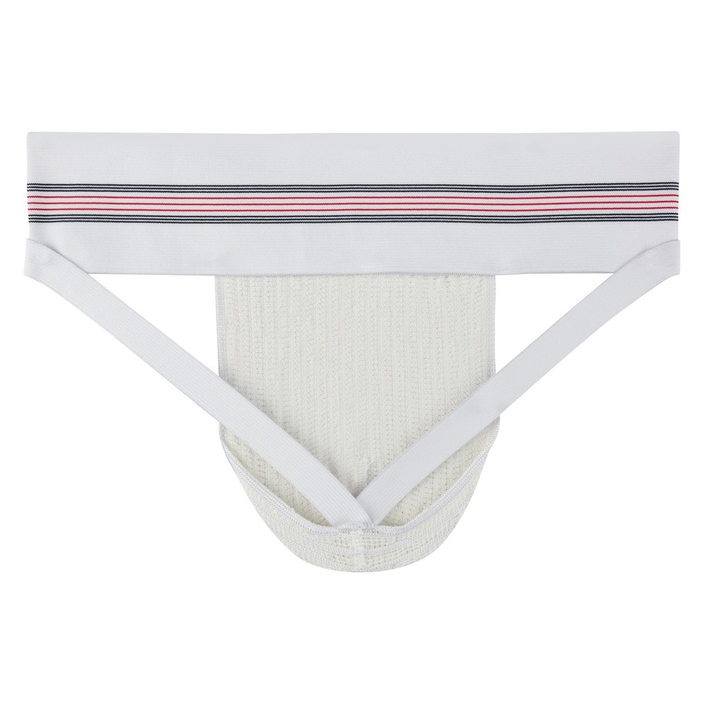 Mens Old School Jockstrap (Large, White, 1-Pack)