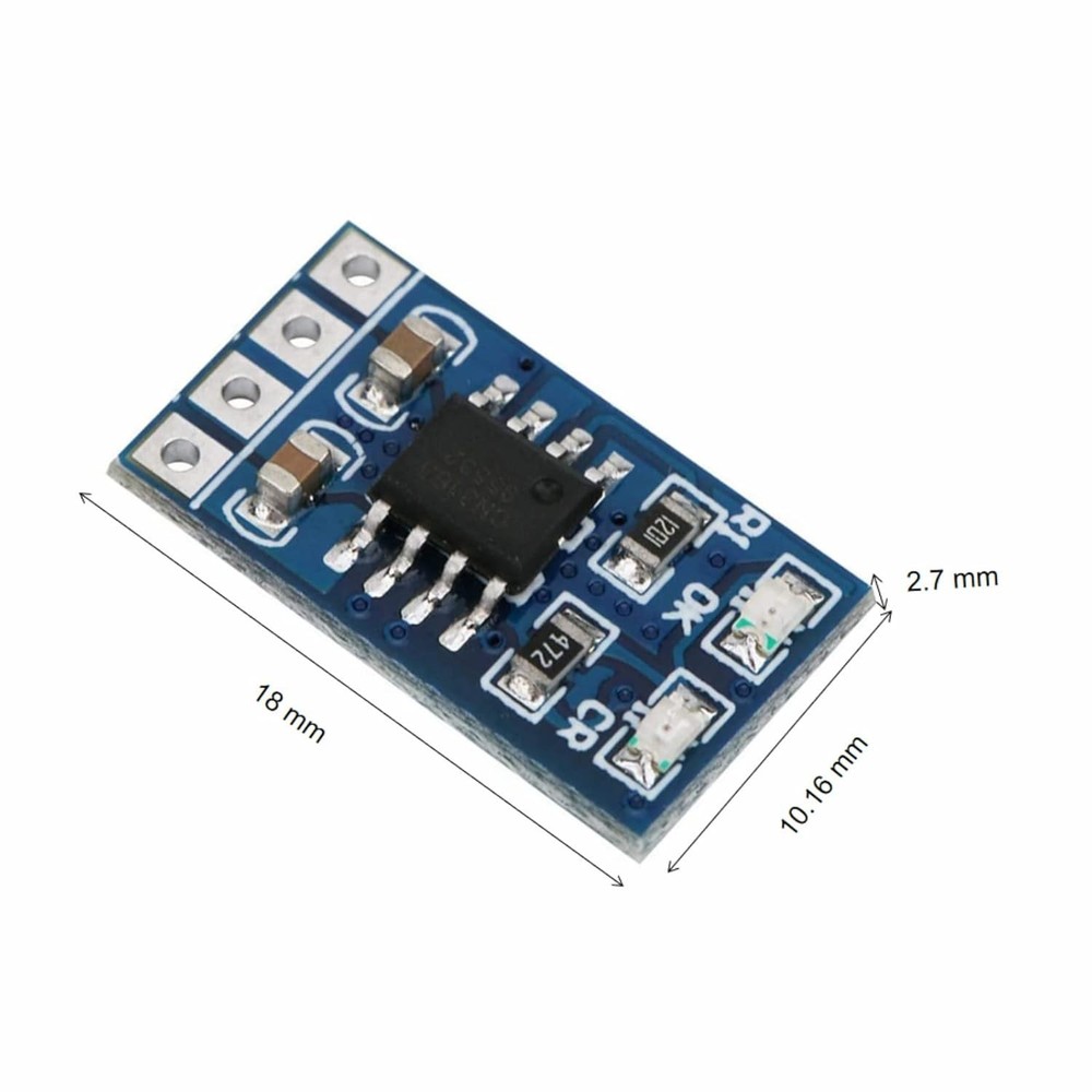 Solar MPPT Lithium Battery Charger Module 1A, LiPo/Li-ion, Blue