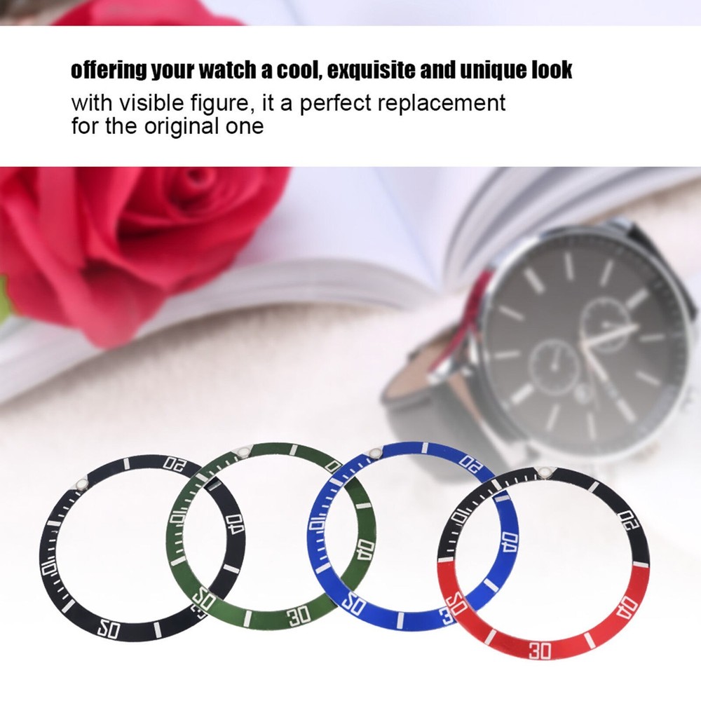 Watch Wristwatch Aluminum Material Loop Bezel Insert Ring Replacement Part