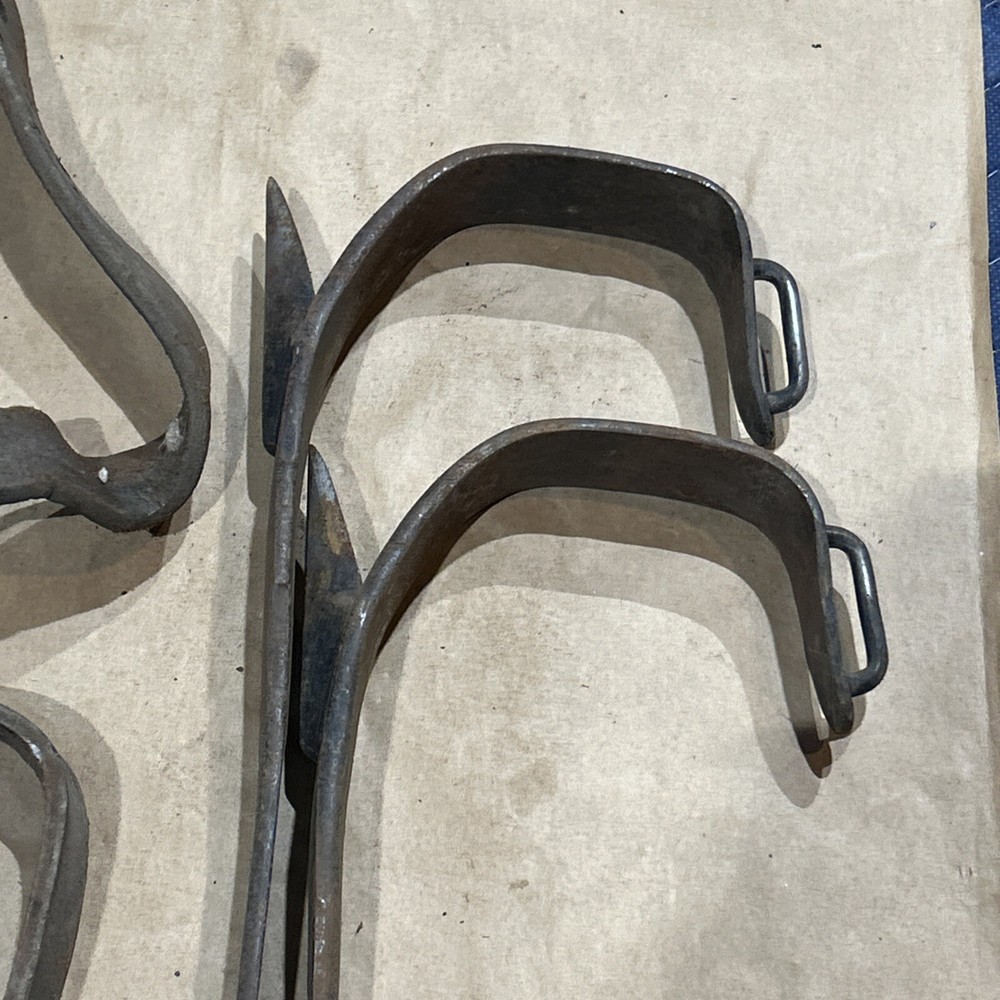 Vintage Spikes Lineman Pole Tree Climbing Gaffs