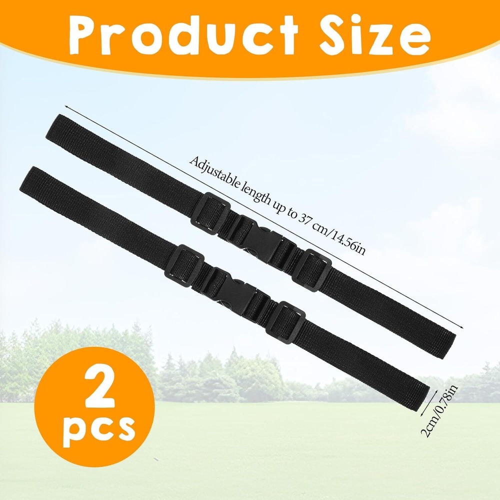 2 Pack Adjustable Backpack Chest Strap, Replacement Sternum Straps For Backpacks