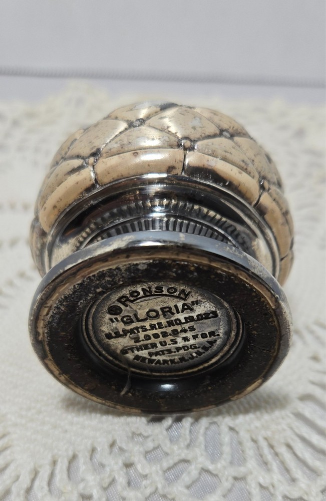 Ronson Gloria Silver Plated Table Lighter (C5 OCC)