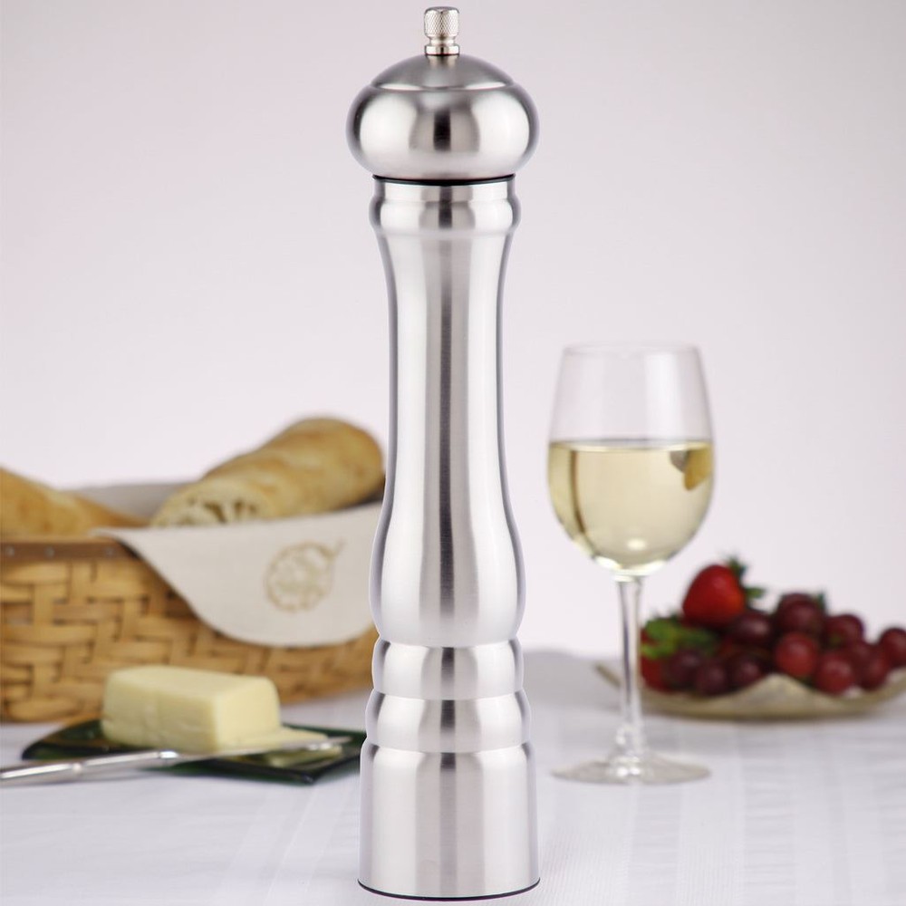12" Prentiss Stainless Steel Pepper Mill