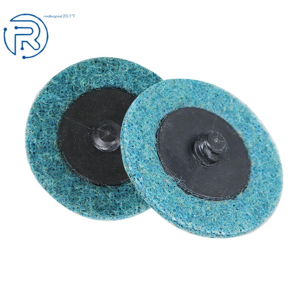 50 Pack 2" Fine Surface Conditioning Discs Roll Lock Grinder Sanding Pads New