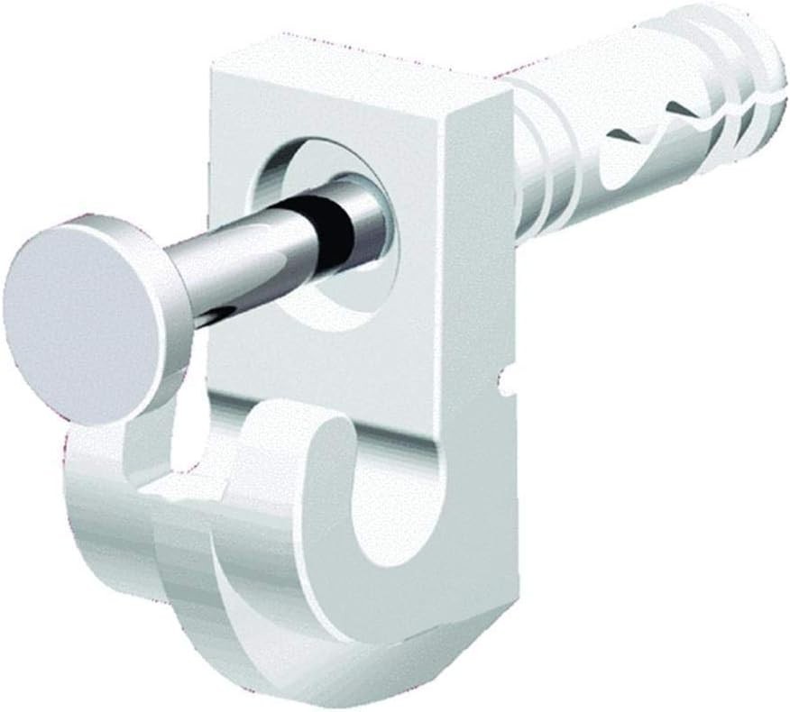 Versatile 48-Pack Wall Clips for Quick Installation of Wire Shelving Systems
