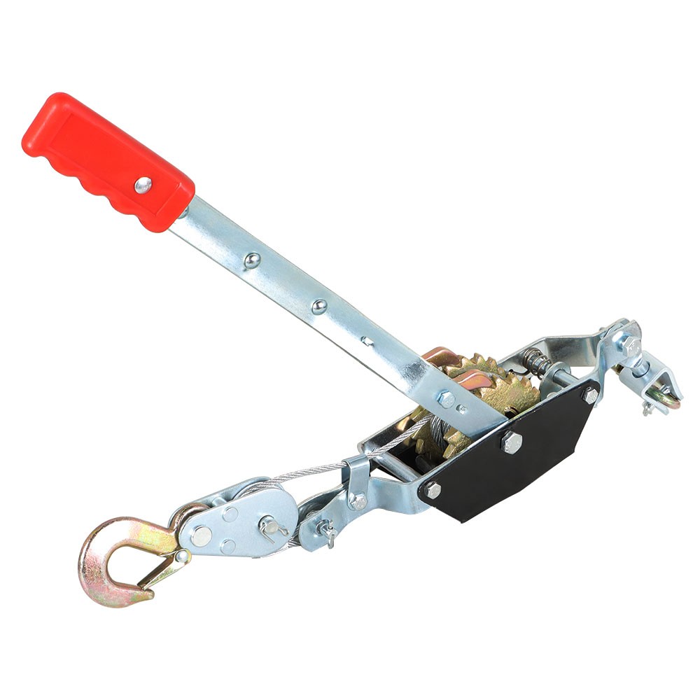 2 Ton Dual Gear Power Puller Ratcheting Gear Pulley System