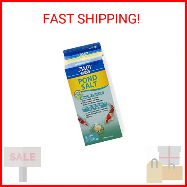API POND SALT Pond Water Salt 4.4-Pound Container