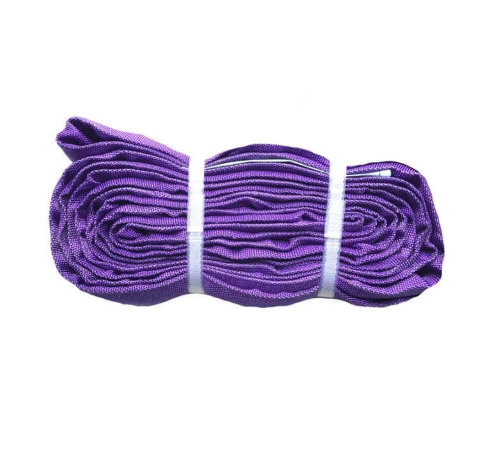 2-PACK: Endless Round Lifting Sling Polyester Purple 3 Foot