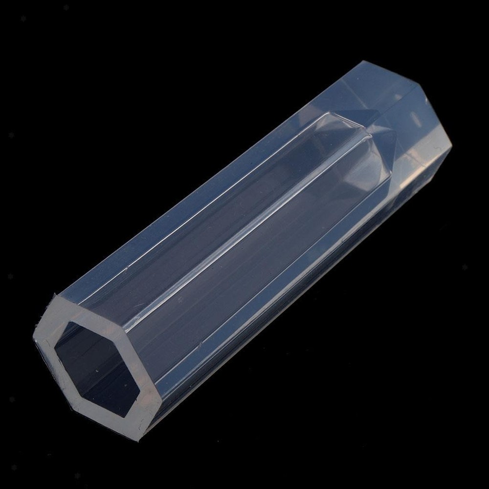 Crystal Shape Silicone Epoxy Resin Casting DIY Pendants