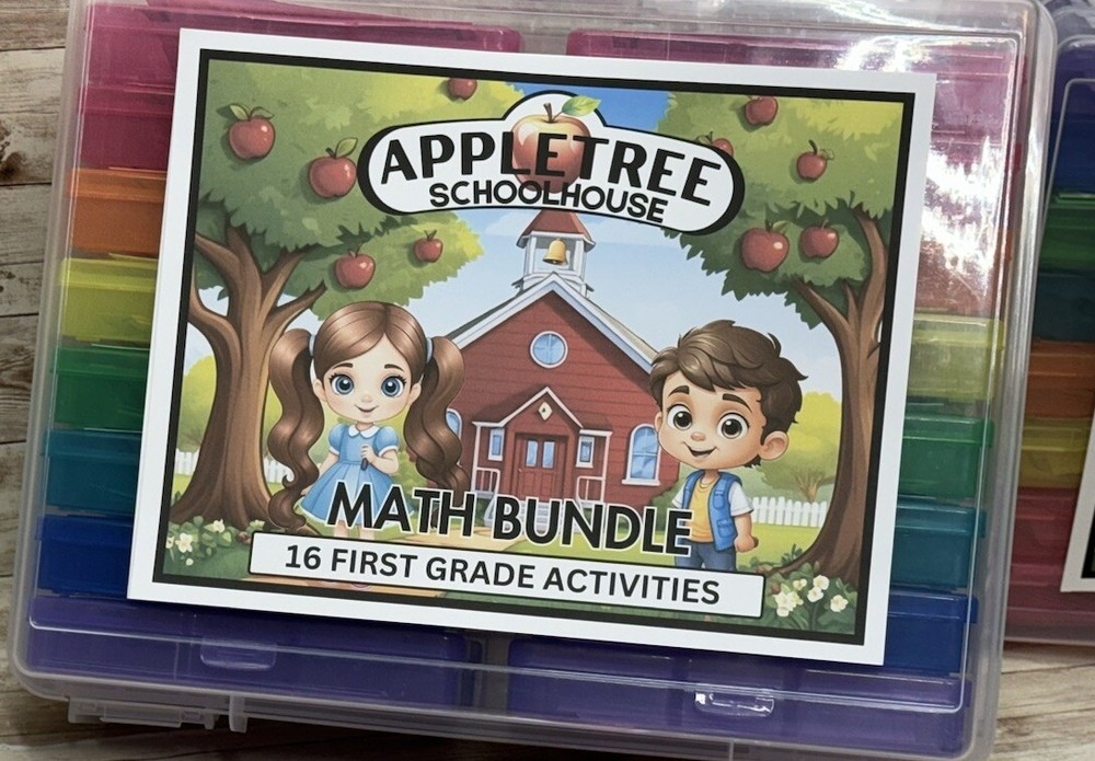 Math - First Grade Learning Bundle - 16 Activity Card sets - #03 (PRINTED ONLY)