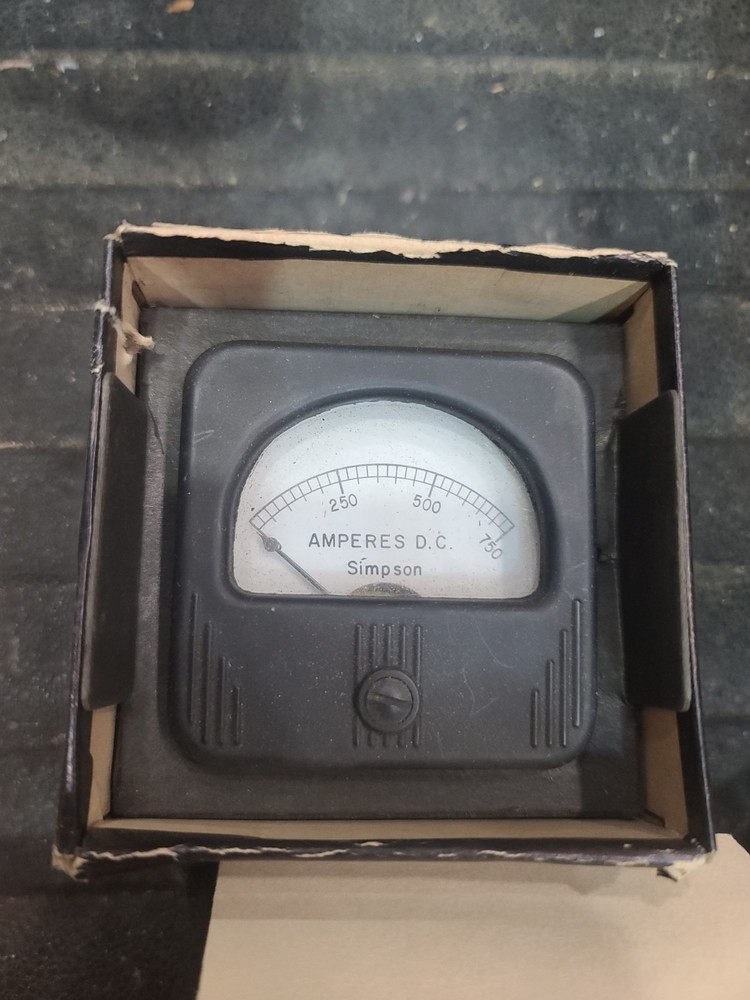 vintage panel meters