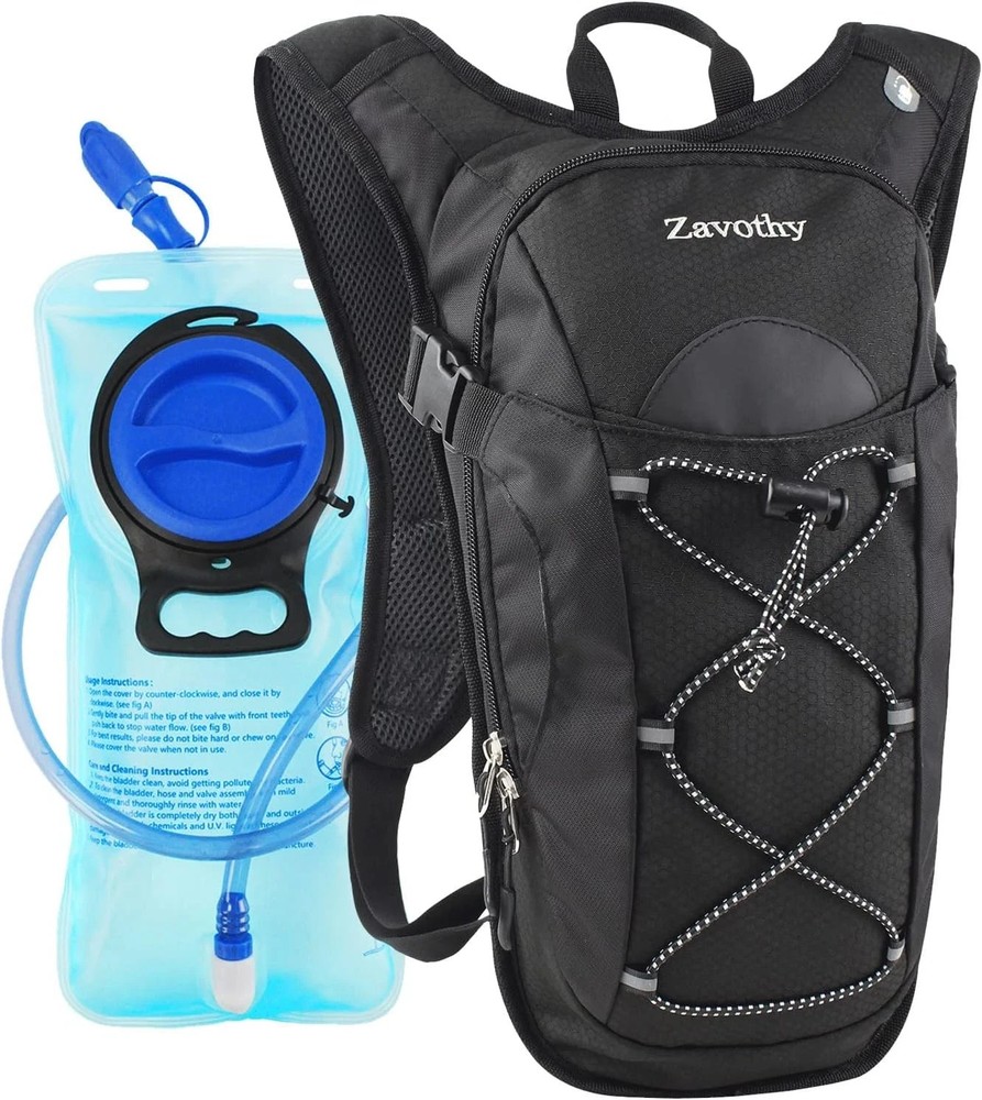 Zavothy Hydration Backpack with 2L Hydration Bladder Water Backpack for Hiking