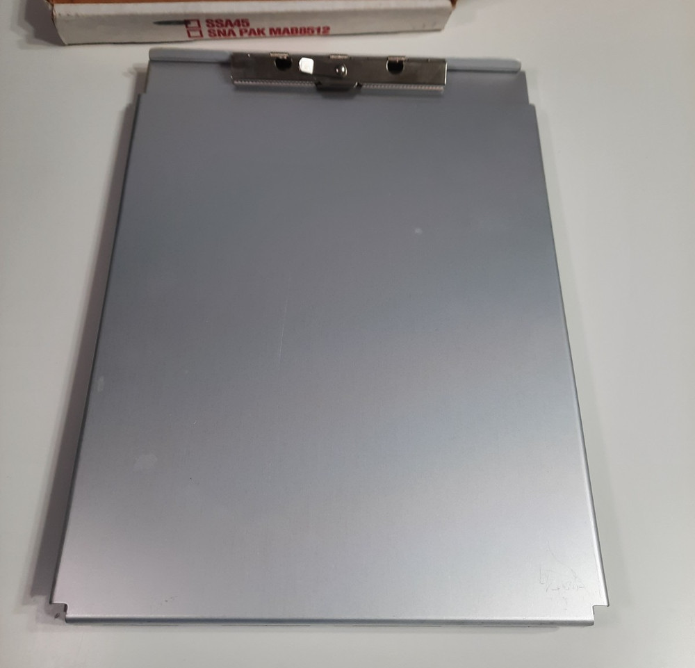 Posse SSA45 Aluminum Form Holder Metal Clipboard Desk Writing Surface with Box