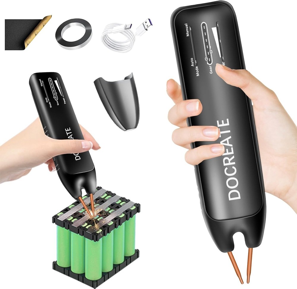 Handheld Battery Spot Welder Automatic Manual Modes 18650