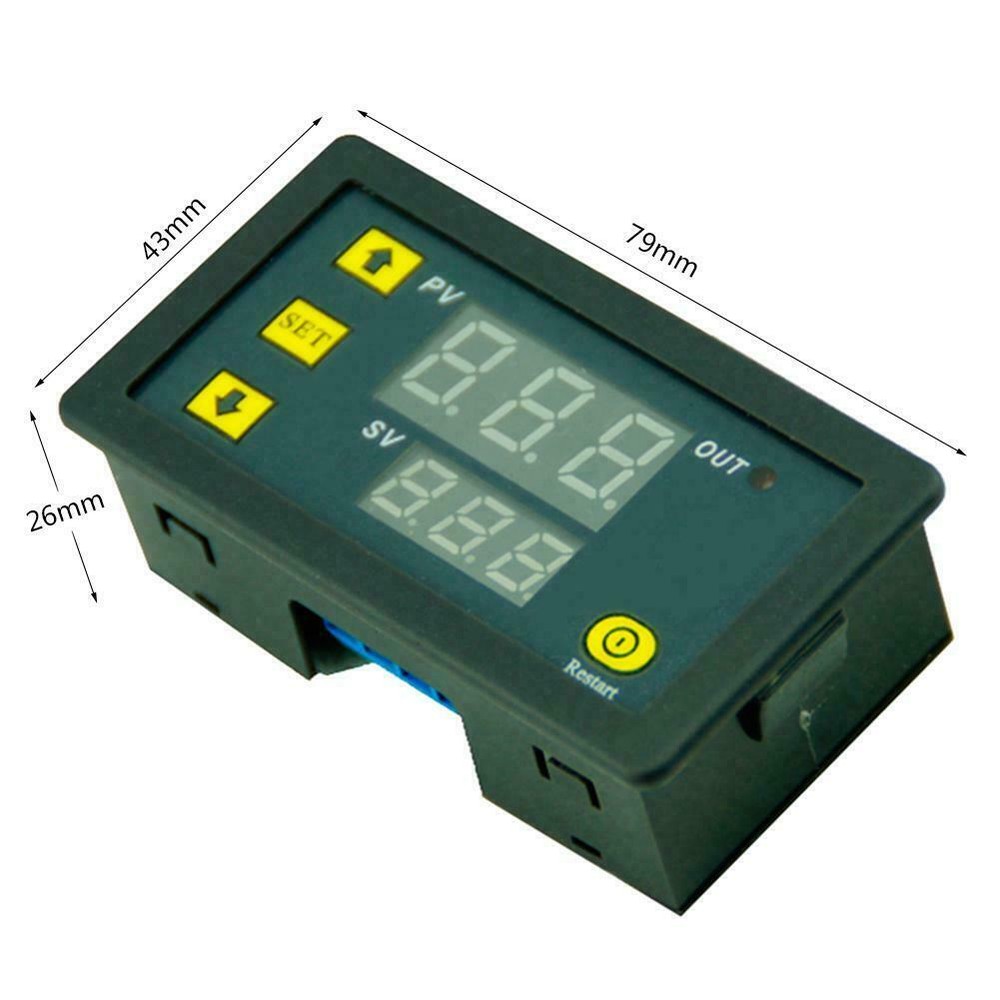 AC 110V 220V Timer Cycling Module Digital Display Time Delay Relay Timing Switch