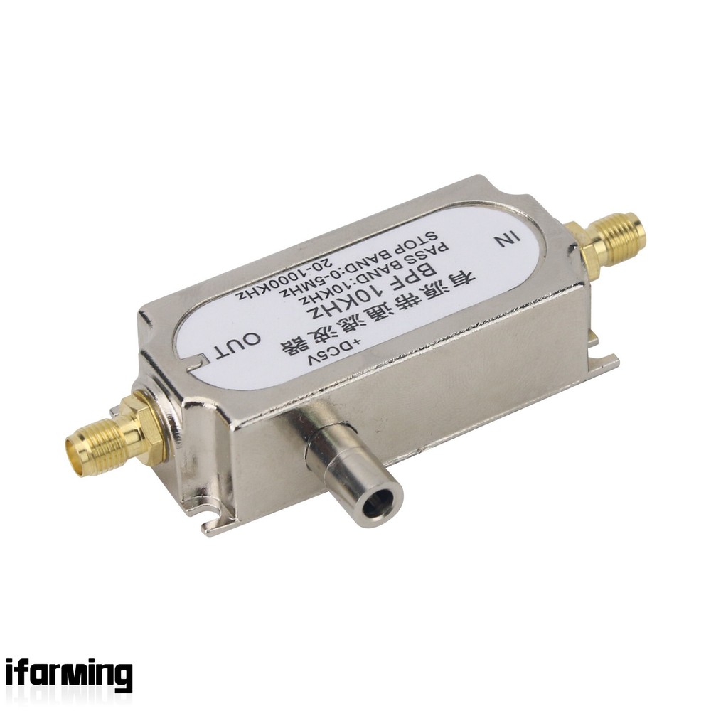 10KHz BPF Single Power Supply Active Bandpass Filter 45dB Suppression RF