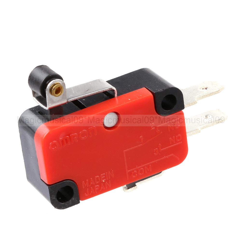 10pcs V-155-1C25 Long Hinge Roller Lever AC DC Micro Switch