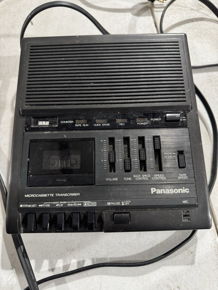 Panasonic Micro Cassette Transcriber Recorder RR-930