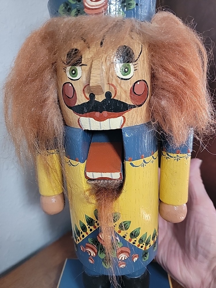 Large Handmade? Nutcracker 1980'S Very Unique