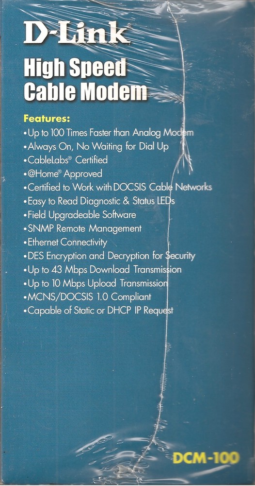 D-Link DCM-100 Cable Modem