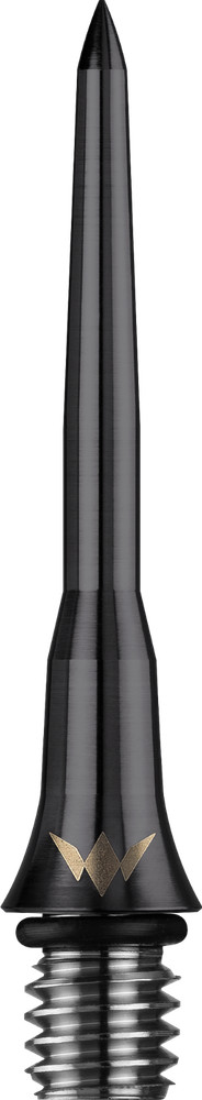 MISSION BLACK TITANIUM Smooth 30mm 2ba Conversion Dart Points: 3 per order