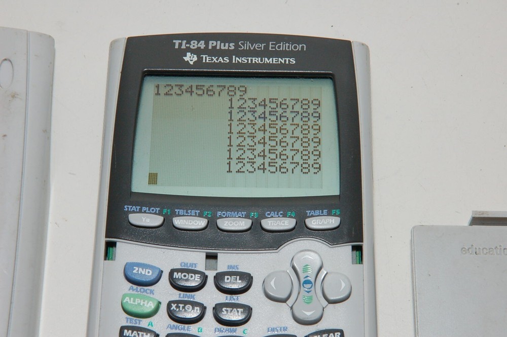 Texas Instruments TI-84+ Plus Silver Edition Graphing Calculator (X)