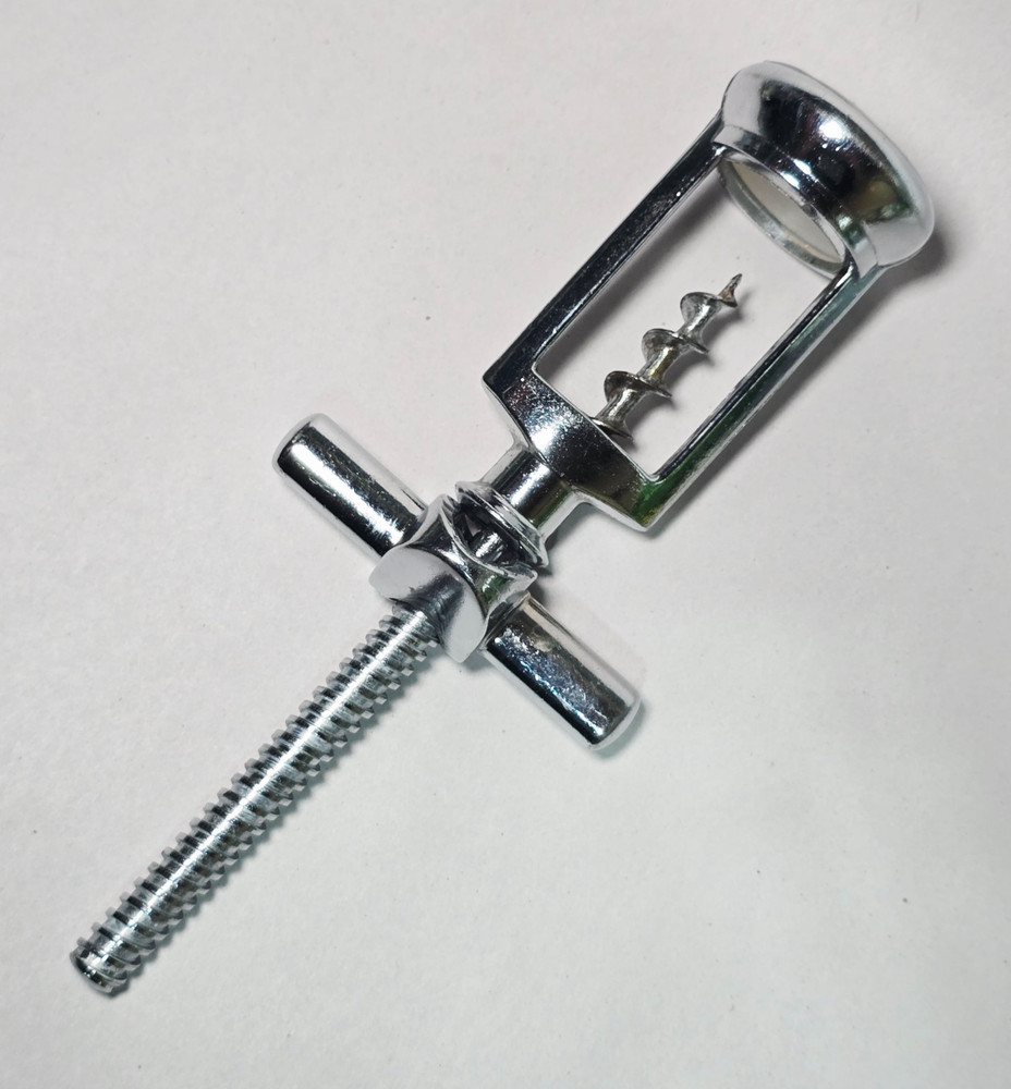Vintage Continuous Twist Bell Corkscrew Chrome Double Handle 1970s Bar