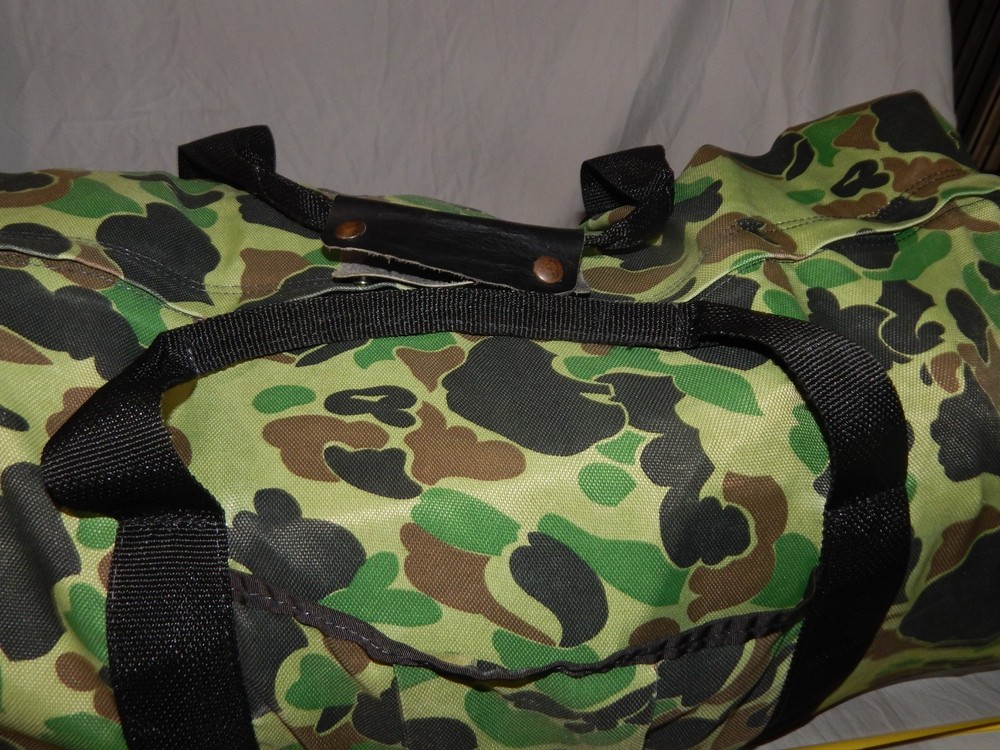 Large Camo Duffel Bag