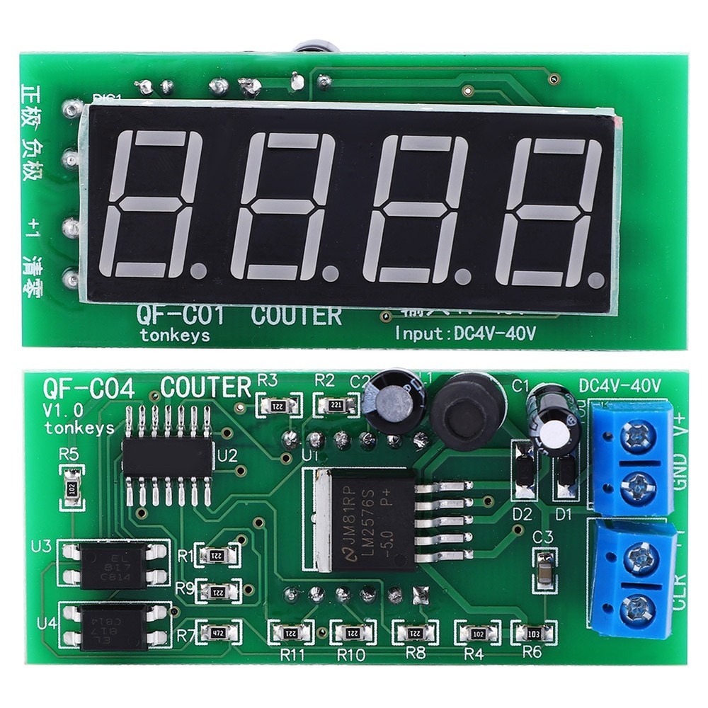 Counter Module High Quality 4 Digit Digital Display With Memory Function QF