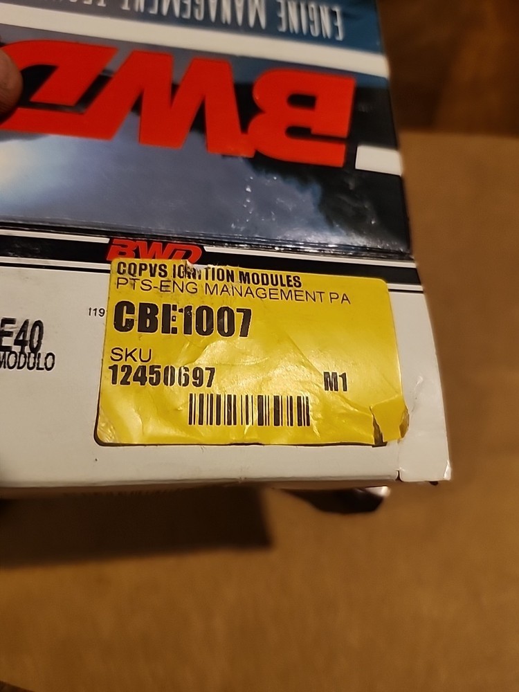 Ignition Control Module BWD AUTOMOTIVE CBE1007