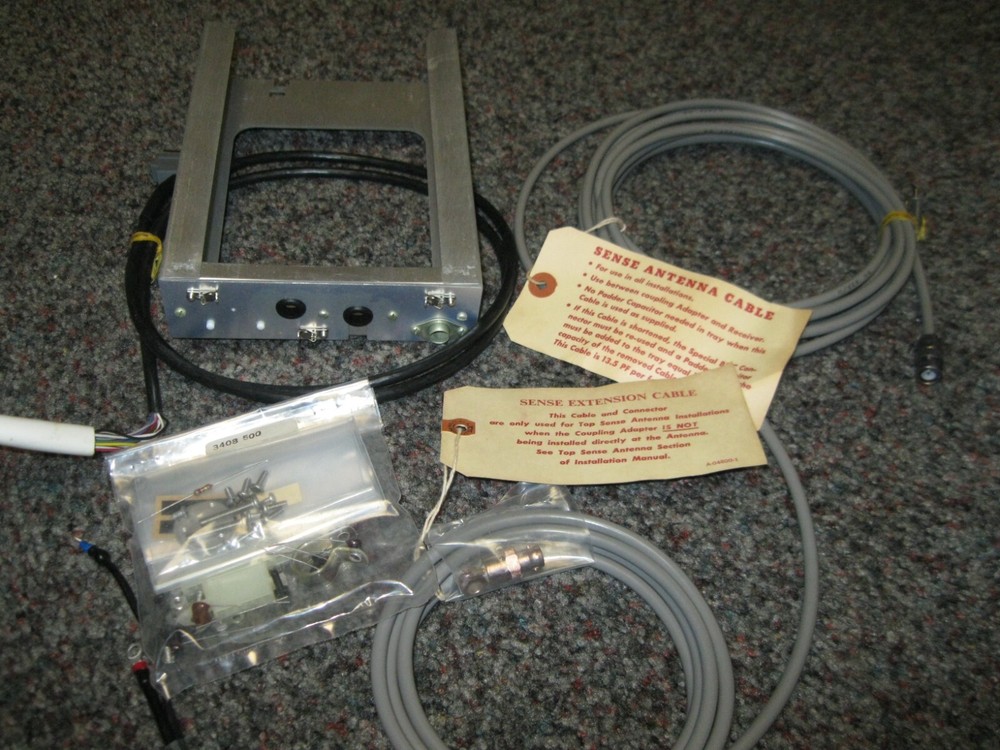 NEW Narco ADF 141 Mounting tray / hardware & 3 cables (2 sense)