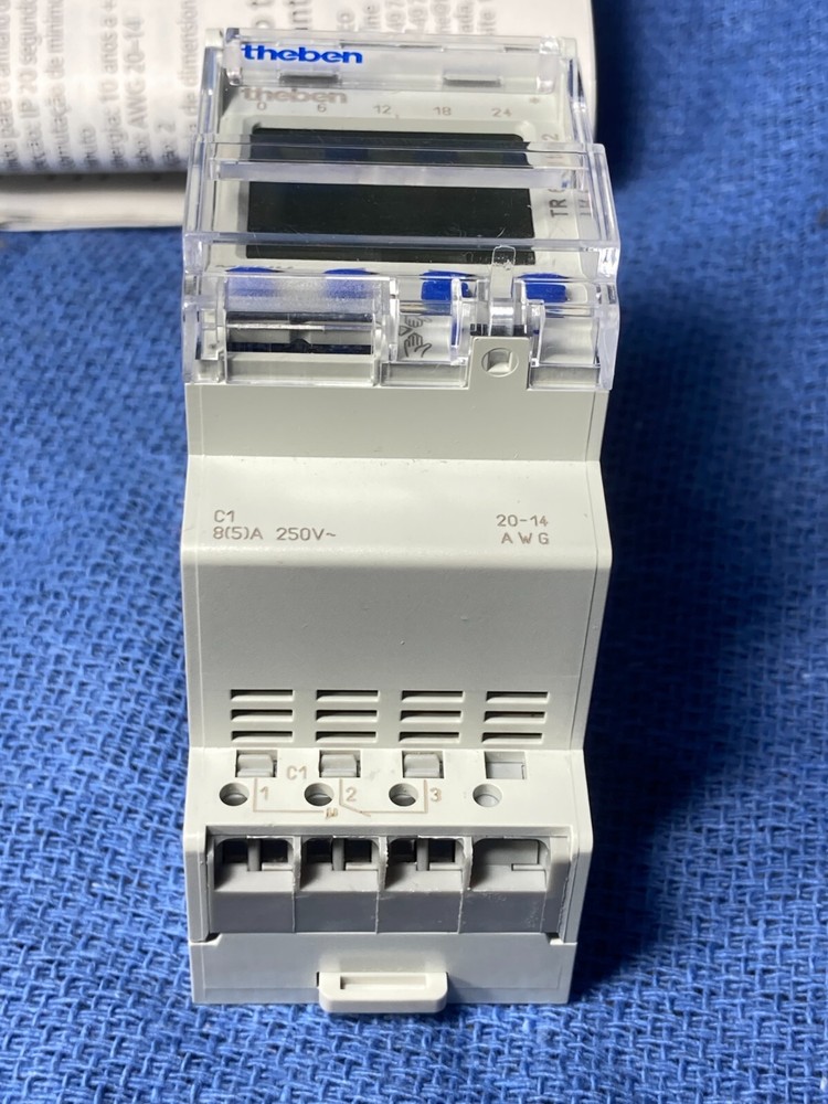 WEEKLY PROGRAM THEBEN 6104108 TIME SWITCH CLOCK OPERATED LIGHT CLIMATE SYSTEM