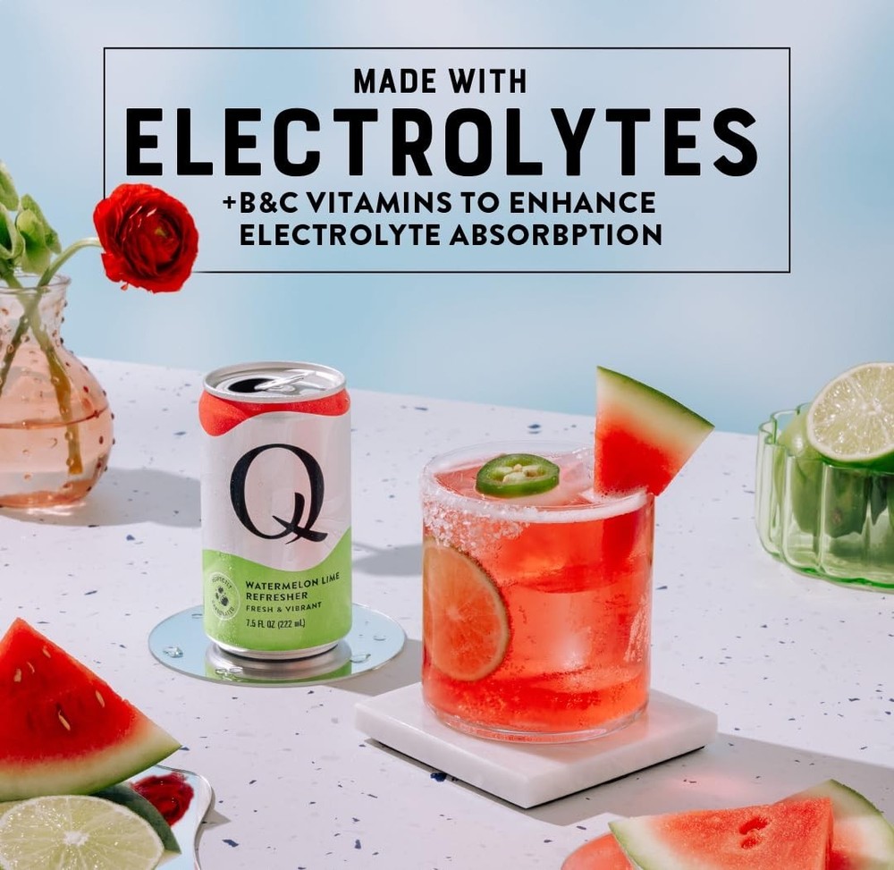 Delicious 8-Pack Q Refreshers – Sparkling Hydration with Electrolytes & Flavor