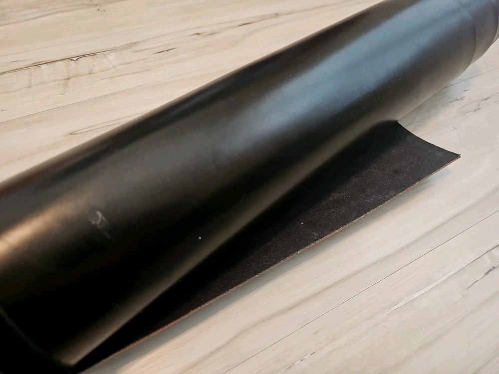 5-6oz BLACK TOOLING ENG-BRIDLE LEATHER HIDE S-BEND PANEL/SHEET/SCRAP/BELT 9+sqf