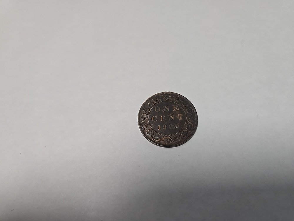Canada Victoria 1900 One Cent Enameled