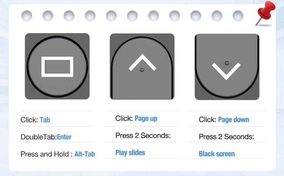 Laser Pointer for Presentations, Wireless Presenter Clicker for PowerPoint Slide