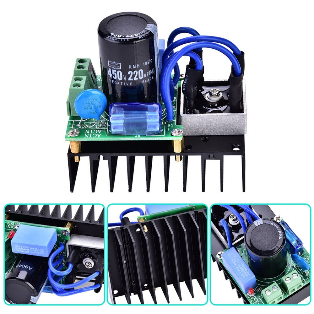 1pc 0-220VAC To 0-311VDC Universal Multiple Protection Rectifier Board Module