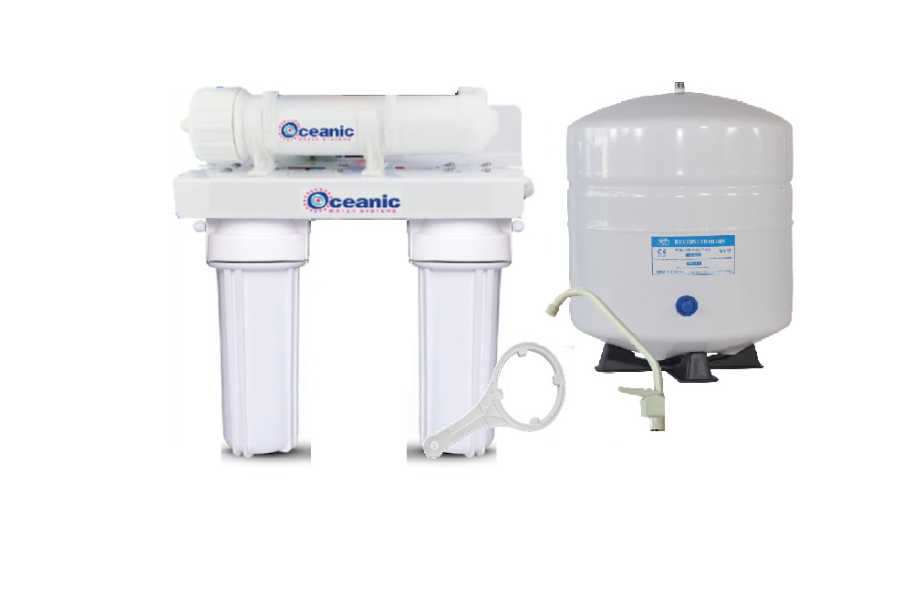 Oceanic 3 Stage Home Reverse Osmosis RO Drinking Water Filter System 75 GPD