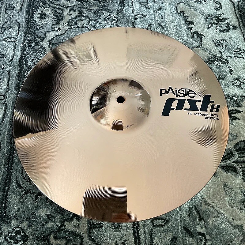 Paiste 14" PST 8 Reflector Medium Hats (Pair)