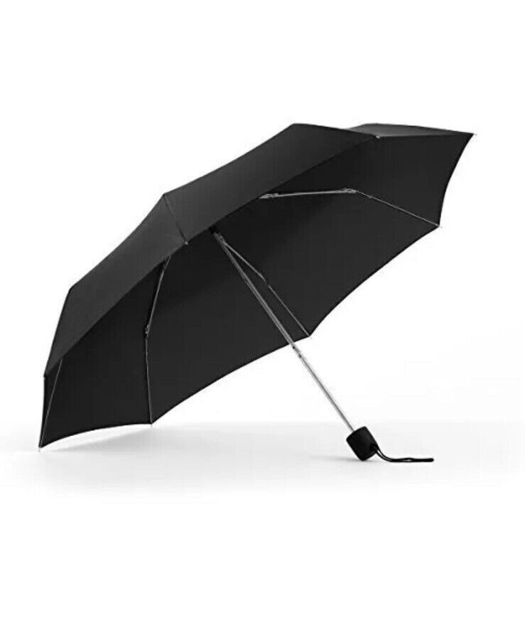 ShedRain Umbrellas Rain Essentials Manual Compact, Black, One Size (#88)